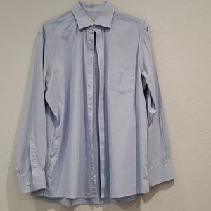 4/$20 Michael Kors Blue & White Button Down Shirt